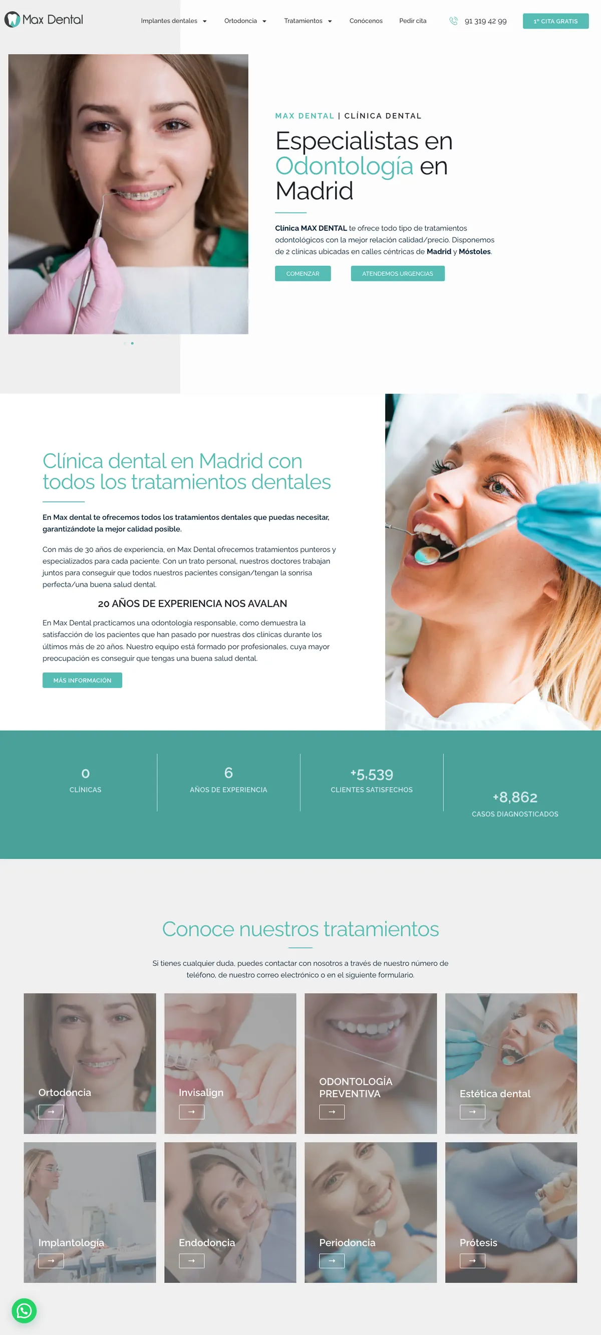 Web dental – MaxDental